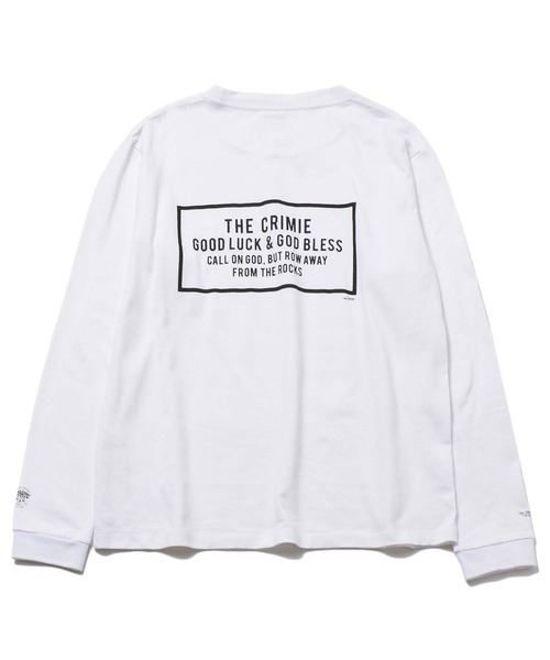 CRIMIE（クライミー）の「LONG SLEEVE POCKET BOX LOGO T SHIRT（Tシャツ/カットソー・メンズ・ホワイト/ブラック・S/M/L/XL/XXL）」の20枚目の写真