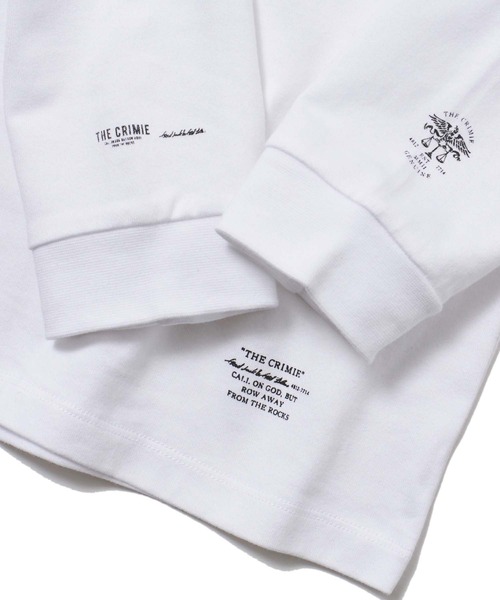 CRIMIE（クライミー）の「LONG SLEEVE POCKET BOX LOGO T SHIRT（Tシャツ/カットソー・メンズ・ホワイト/ブラック・S/M/L/XL/XXL）」の18枚目の写真
