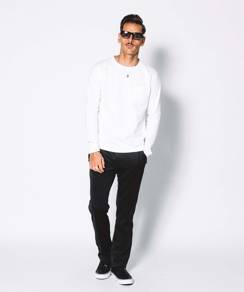 CRIMIE（クライミー）の「LONG SLEEVE POCKET BOX LOGO T SHIRT（Tシャツ/カットソー・メンズ・ホワイト/ブラック・S/M/L/XL/XXL）」の17枚目の写真