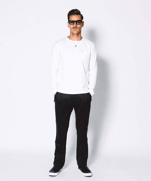 CRIMIE（クライミー）の「LONG SLEEVE POCKET BOX LOGO T SHIRT（Tシャツ/カットソー・メンズ・ホワイト/ブラック・S/M/L/XL/XXL）」の14枚目の写真
