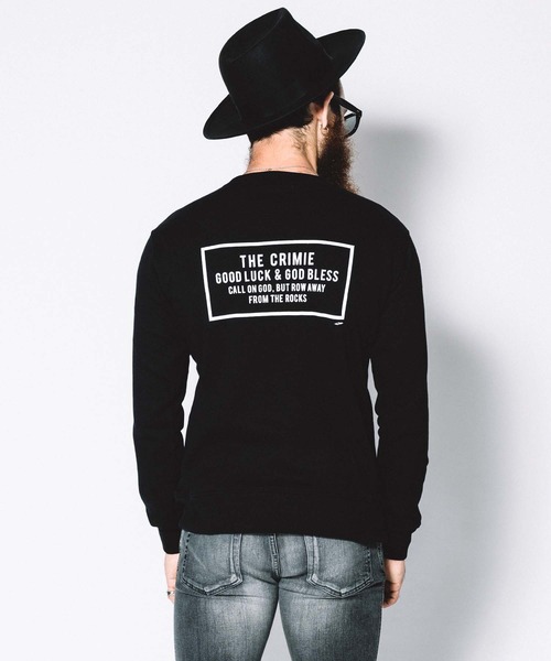 CRIMIE（クライミー）の「LONG SLEEVE POCKET BOX LOGO T SHIRT（Tシャツ/カットソー・メンズ・ホワイト/ブラック・S/M/L/XL/XXL）」の13枚目の写真