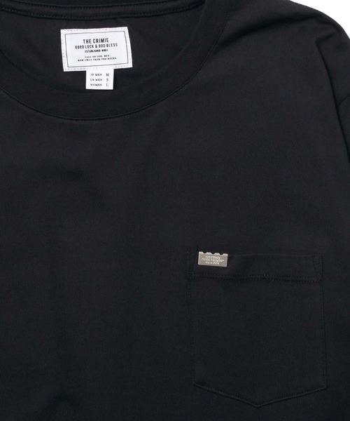 CRIMIE（クライミー）の「LONG SLEEVE POCKET BOX LOGO T SHIRT（Tシャツ/カットソー・メンズ・ホワイト/ブラック・S/M/L/XL/XXL）」の10枚目の写真