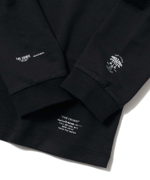 CRIMIE（クライミー）の「LONG SLEEVE POCKET BOX LOGO T SHIRT（Tシャツ/カットソー・メンズ・ホワイト/ブラック・S/M/L/XL/XXL）」の9枚目の写真