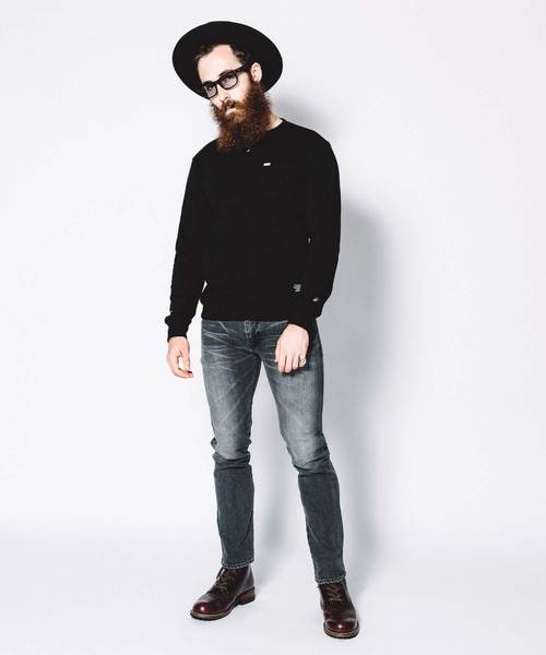 CRIMIE（クライミー）の「LONG SLEEVE POCKET BOX LOGO T SHIRT（Tシャツ/カットソー・メンズ・ホワイト/ブラック・S/M/L/XL/XXL）」の8枚目の写真