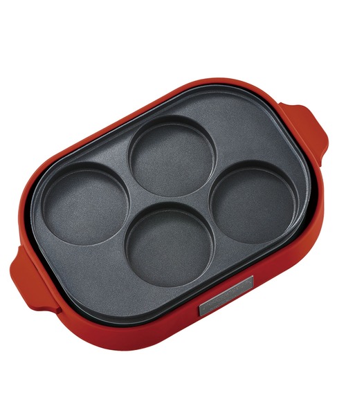 Toffy(トフィー)の「【Toffy/トフィー】 コンパクトホットプレート マルチプルプレートセット(キッチン家電・レディース・レッド/ブラック・FREE)」の19枚目の写真