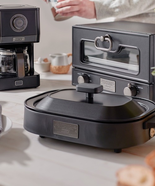 Toffy(トフィー)の「【Toffy/トフィー】 コンパクトホットプレート マルチプルプレートセット(キッチン家電・レディース・レッド/ブラック・FREE)」の3枚目の写真