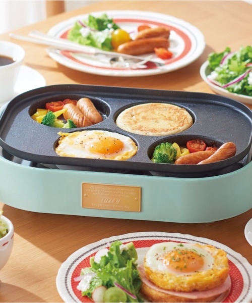 Toffy(トフィー)の「【Toffy/トフィー】 コンパクトホットプレート マルチプルプレートセット(キッチン家電・レディース・レッド/ブラック・FREE)」の18枚目の写真