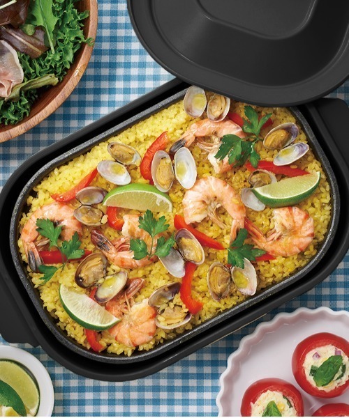 Toffy(トフィー)の「【Toffy/トフィー】 コンパクトホットプレート マルチプルプレートセット(キッチン家電・レディース・レッド/ブラック・FREE)」の5枚目の写真