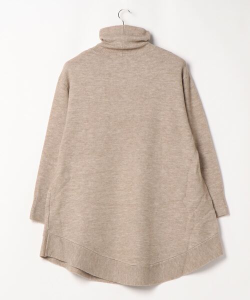 n'ee-ne（ネーネ）の「もちもちニット　タートルネックAラインニット（ニット/セーター・レディース・ブラック/ベージュ/カーキ/アイボリー・FREE）」の12枚目の写真