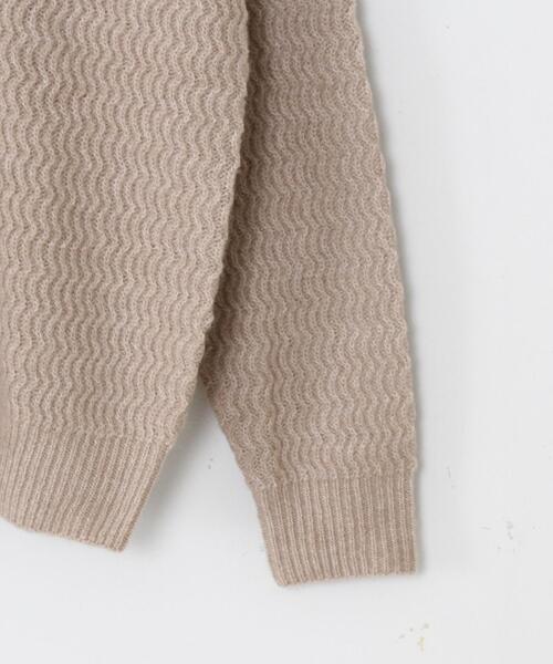 coen（コーエン）の「ウェーブ編みクルーネックニット（ニット/セーター・メンズ・ベージュ/オフホワイト・LARGE/SMALL/MEDIUM/X-LARGE）」の21枚目の写真