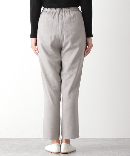 LEPSIM（レプシィム）の「微光沢柄サテンパンツ　916866（その他パンツ・レディース・ライトグレー/モカ・FREE）」の7枚目の写真