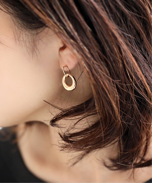 Lilas Cガタボリュームピアス K10 Lilas Cガタボリュームピアス K10