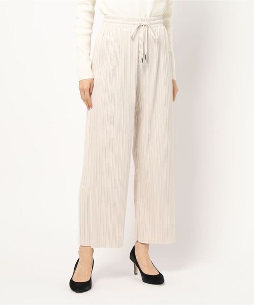 rps（アールピーエス）の「ダブルプリーツスウェードワイドパンツ（その他パンツ・レディース・ダークブラウン/アイボリー/グレイッシュブルー/モカ・M）」の21枚目の写真