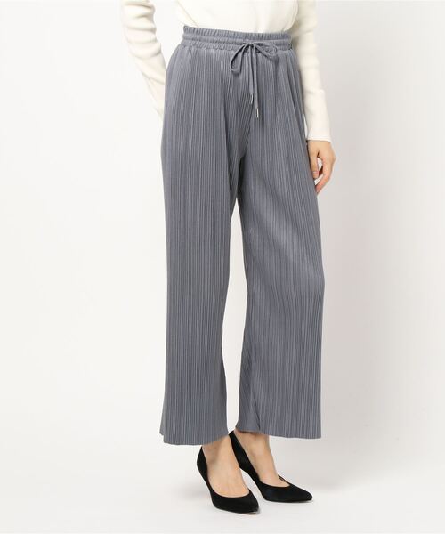 rps（アールピーエス）の「ダブルプリーツスウェードワイドパンツ（その他パンツ・レディース・ダークブラウン/アイボリー/グレイッシュブルー/モカ・M）」の8枚目の写真