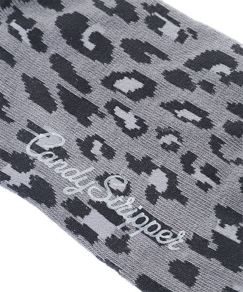 Candy Stripper(キャンディストリッパー)の「CANDY LEOPARD ソックス(ソックス/靴下・レディース・グレー/ブラウン/ベージュ・FREE)」の5枚目の写真