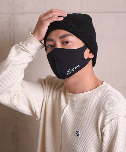 #Re:room（リルーム）の「リルームオリジナルウォッシャブルマスク（マスク・メンズ・ブラック・FREE）」の5枚目の写真