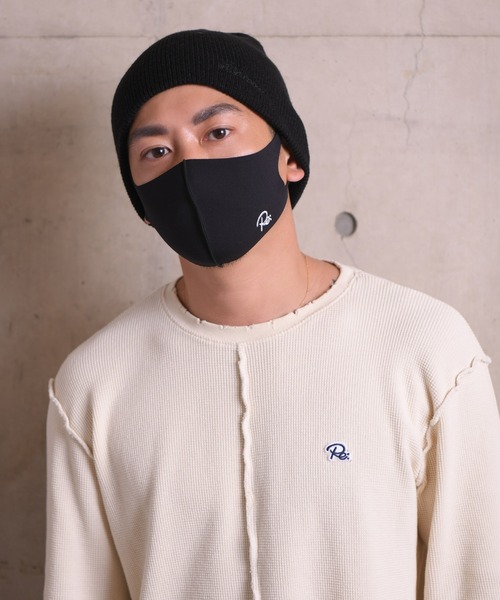 #Re:room（リルーム）の「リルームオリジナルウォッシャブルマスク（マスク・メンズ・ブラック・FREE）」の6枚目の写真