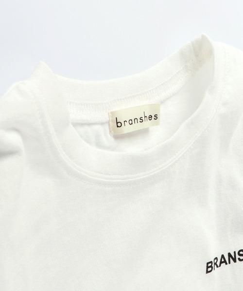 BRANSHES（ブランシェス）の「【WEB限定】バンダナバックプリント長袖Tシャツ（Tシャツ/カットソー・キッズ・オフホワイト/ベージュ/グリーン/チャコールグレー・100cm/110cm/120cm/130cm/140cm/150cm）」の5枚目の写真