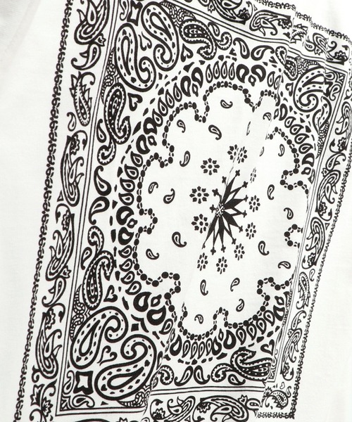 BRANSHES（ブランシェス）の「【WEB限定】バンダナバックプリント長袖Tシャツ（Tシャツ/カットソー・キッズ・オフホワイト/ベージュ/グリーン/チャコールグレー・100cm/110cm/120cm/130cm/140cm/150cm）」の14枚目の写真