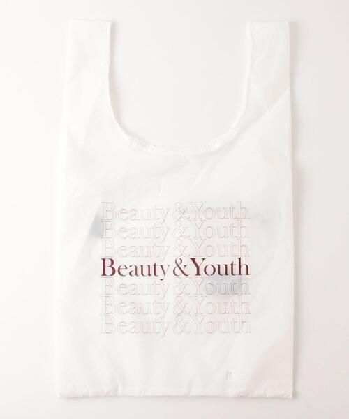 BEAUTY&YOUTH UNITED ARROWS（ビューティーアンドユースユナイテッドアローズ）の「BY SOUVENIR PACKABLE ショップ バッグ M（エコバッグ/サブバッグ・メンズ・ブラック/その他1/ホワイト・FREE）」の3枚目の写真