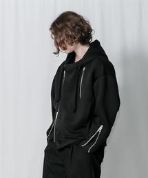 Wizzard ウィザード / ASYMMETRIC ZIP HOODIE アシンメトリージップフーディー ビッグシルエットパーカー / WBA21-003