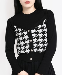 千鳥柄ニットビスチェ