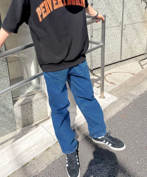 WHO'S WHO gallery(フーズフーギャラリー)の「【KOOKY'N/クーキー】デニムパンツ(デニムパンツ・メンズ・ホワイト/ブラック/サックスブルー/インディゴブルー・FREE)」の3枚目の写真