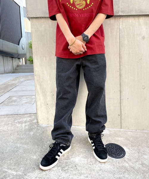 WHO'S WHO gallery(フーズフーギャラリー)の「【KOOKY'N/クーキー】デニムパンツ(デニムパンツ・メンズ・ホワイト/ブラック/サックスブルー/インディゴブルー・FREE)」の2枚目の写真