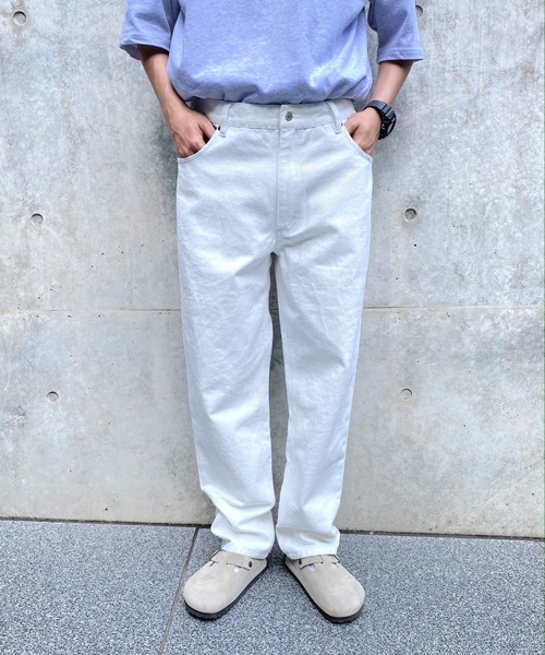 WHO'S WHO gallery(フーズフーギャラリー)の「【KOOKY'N/クーキー】デニムパンツ(デニムパンツ・メンズ・ホワイト/ブラック/サックスブルー/インディゴブルー・FREE)」の17枚目の写真