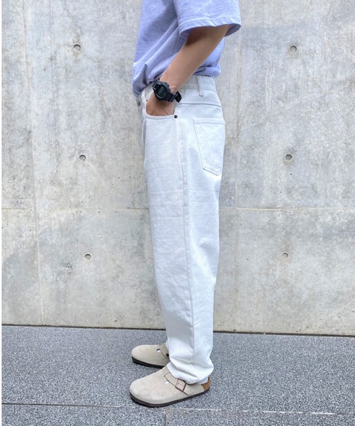 WHO'S WHO gallery(フーズフーギャラリー)の「【KOOKY'N/クーキー】デニムパンツ(デニムパンツ・メンズ・ホワイト/ブラック/サックスブルー/インディゴブルー・FREE)」の18枚目の写真