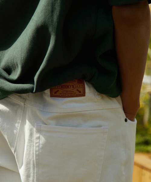 WHO'S WHO gallery(フーズフーギャラリー)の「【KOOKY'N/クーキー】デニムパンツ(デニムパンツ・メンズ・ホワイト/ブラック/サックスブルー/インディゴブルー・FREE)」の8枚目の写真