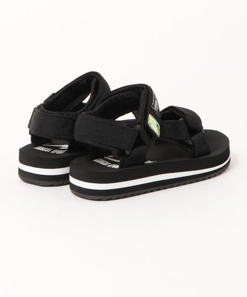 KANGOL SPORT（カンゴールスポーツ）の「《KANGOL SPORT》ジュニアスポーツサンダル（サンダル・キッズ・ブラック/ホワイト・21.0cm/22.0cm/23.0cm/20.0cm/19.0cm）」の3枚目の写真