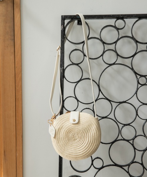 repipi armario（レピピ アルマリオ）の「ザツザイサークルショルダー（ショルダーバッグ・キッズ・ダークブラウン/ホワイト・FREE）」の2枚目の写真