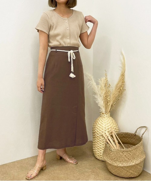 apres jour clair（アプレジュールクレア）の「【apres jour clair】サーマルトップス【ZOZOTOWN限定アイテム】（Tシャツ/カットソー・レディース・モカ/アイボリー/ベージュ・X-LARGE/フリー）」の16枚目の写真