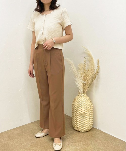 apres jour clair（アプレジュールクレア）の「【apres jour clair】サーマルトップス【ZOZOTOWN限定アイテム】（Tシャツ/カットソー・レディース・モカ/アイボリー/ベージュ・X-LARGE/フリー）」の9枚目の写真