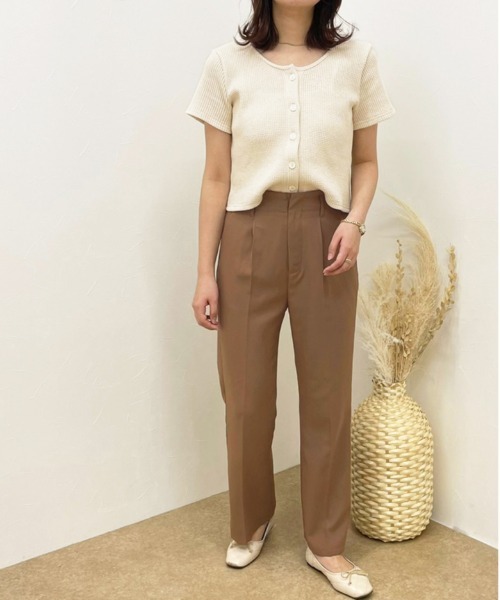 apres jour clair（アプレジュールクレア）の「【apres jour clair】サーマルトップス【ZOZOTOWN限定アイテム】（Tシャツ/カットソー・レディース・モカ/アイボリー/ベージュ・X-LARGE/フリー）」の8枚目の写真