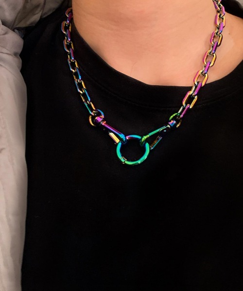TWENTYONEAUGUST（トゥエンティワンオーガスト）の「『TWENTY ONE AUGUST/トゥエンティ ワン オーガスト』MONOGRAM CHOKER/モノグラムチョーカーネックレス（ネックレス・メンズ・その他・FREE）」の6枚目の写真