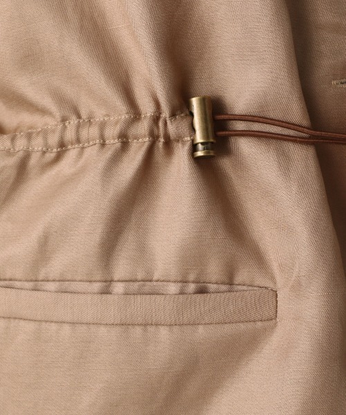 JEANASIS（ジーナシス）の「リネンテーラードシャツジャケットSS/950912（テーラードジャケット・レディース・ブラック/アイボリー/ベージュ・FREE）」の13枚目の写真