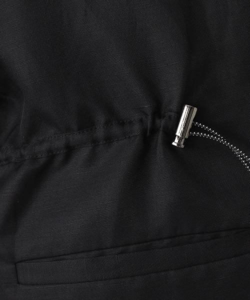 JEANASIS（ジーナシス）の「リネンテーラードシャツジャケットSS/950912（テーラードジャケット・レディース・ブラック/アイボリー/ベージュ・FREE）」の5枚目の写真