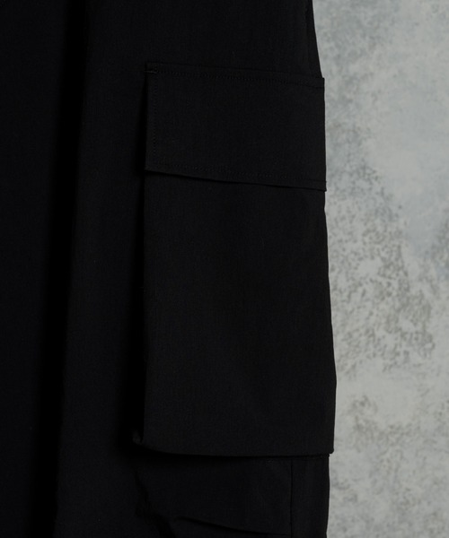KUUUPY（クーピー）の「Gather Balloon Cargo Pants - ギャザーバルーンカーゴパンツ（カーゴパンツ・メンズ・ブラック/チャコールグレー・SMALL/MEDIUM/LARGE）」の6枚目の写真