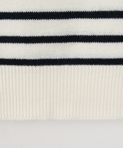 fd style（エフディ スタイル）の「【Chuzchuz】ボタンポイントボーダーニット（ニット/セーター・レディース・ブルー系その他/グリーン/アイボリー/ピンク・FREE）」の19枚目の写真