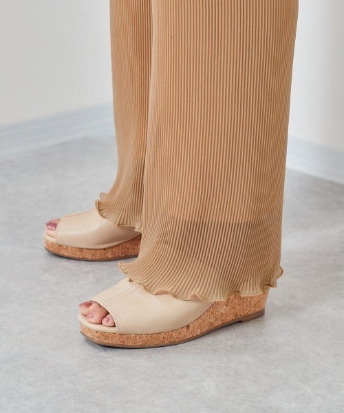 cepo(セポ)の「シアープリーツパンツ(その他パンツ・レディース・オレンジ/ラベンダー/ブラック・M)」の4枚目の写真