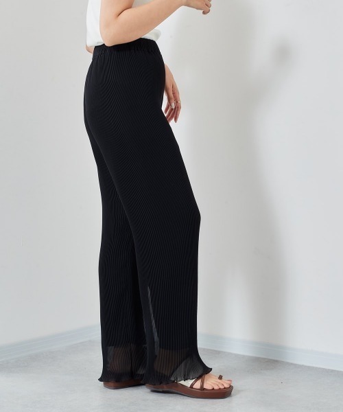 cepo(セポ)の「シアープリーツパンツ(その他パンツ・レディース・オレンジ/ラベンダー/ブラック・M)」の10枚目の写真