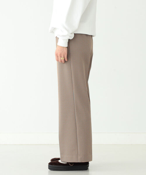 BEAMS BOY(ビームスボーイ)の「BEAMS BOY / ポリエステル ジャカード イージー スラックス(その他パンツ・レディース・サックスブルー/グリーン・ONE SIZE)」の10枚目の写真