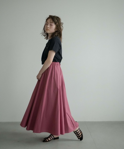 kaene（カエン）の「コットンサーキュラースカート【daily collection】（スカート・レディース・カーキ/ミント/ピンク系その他・2/1）」の8枚目の写真