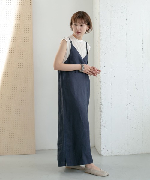 KBF（ケイビーエフ）の「ノースリーブSETキャミワンピース（ワンピース・レディース・ホワイト系その他/グリーン系その他/ブルー系その他・ONE）」の10枚目の写真