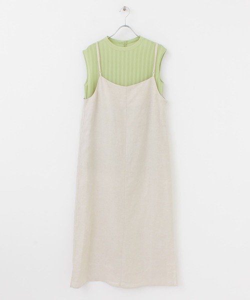KBF（ケイビーエフ）の「ノースリーブSETキャミワンピース（ワンピース・レディース・ホワイト系その他/グリーン系その他/ブルー系その他・ONE）」の22枚目の写真