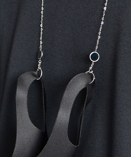 MinoriTY（マイノリティ）の「【MinoriTY】ラウンドストーンマスクチェーン メンズ ユニセックス オニキス シェル（ネックレス・メンズ・その他/その他1・FREE）」の3枚目の写真