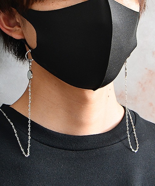 MinoriTY（マイノリティ）の「【MinoriTY】ラウンドストーンマスクチェーン メンズ ユニセックス オニキス シェル（ネックレス・メンズ・その他/その他1・FREE）」の6枚目の写真