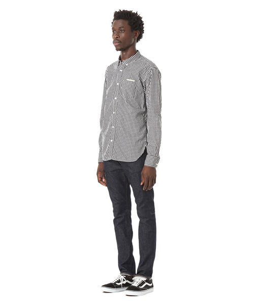 DAILY STANDARD by SANDINISTA(デイリースタンダードバイサンディニスタ)の「Standard Gingham Check B.D. Shirt / スタンダードギンガムチェックボタンダウンシャツ(シャツ/ブラウス・メンズ・ブラック/バーガンディー/ネイビー・SMALL/LARGE/MEDIUM)」の18枚目の写真